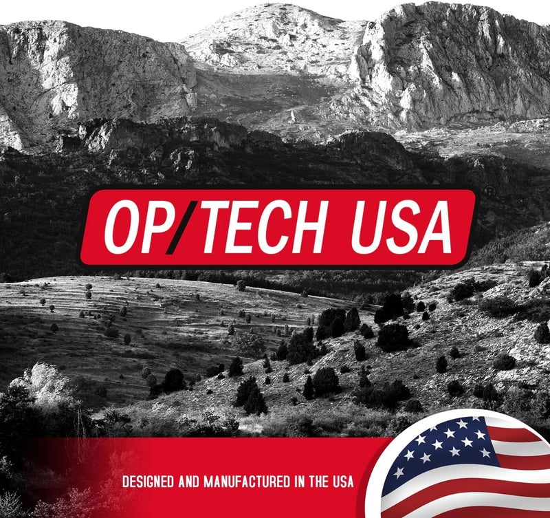 OP/TECH USA حزام ثلاثي القوائم من OP/TECH USA مع خطاف دوار - حزام سفر وحزام ثلاثي القوائم لحمل آمن ومريح - قبضة غير قابلة للانزلاق متعددة الاستخدامات - صنع في الولايات المتحدة الأمريكية (أسود) - Image 2